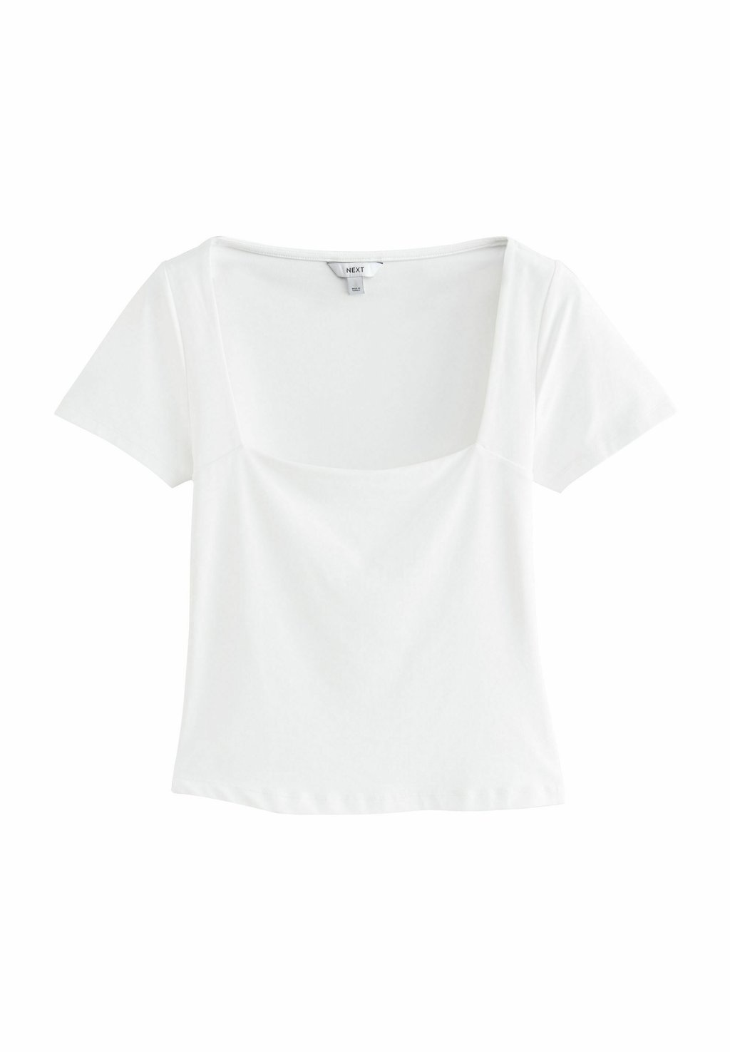 

Базовая футболка REGULAR FIT - SOFT TOUCH SQUARE NECK SHORT SLEEVE Next, белый