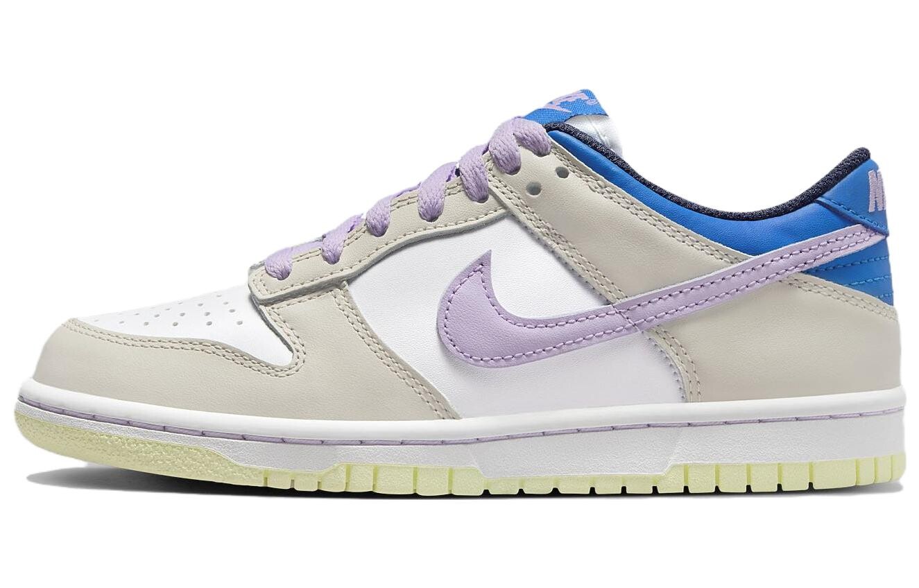 

Мужские кроссовки для скейтбординга Nike Dunk, White rice purple