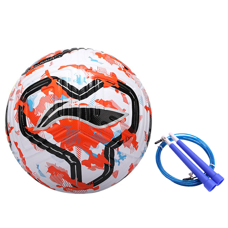 

LINING Размер 5 футбольный мяч TPU бесшовный термосклеивание Unisex белый оранжевый синий