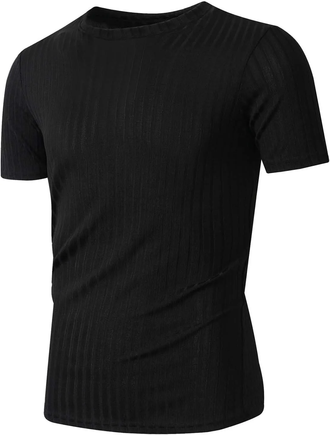 

Футболка мужская Ribbed Casual Lightweight Stretch