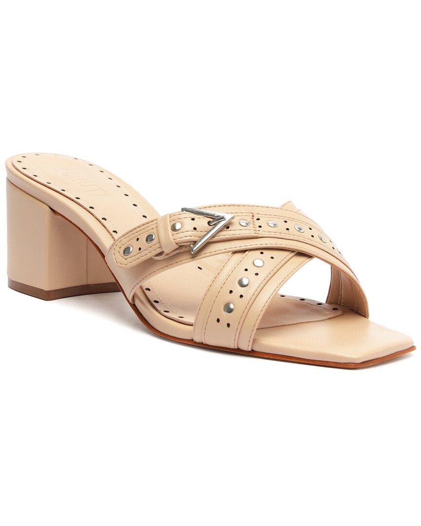SCHUTZ Vinnie Leather sandal, мультиколор
