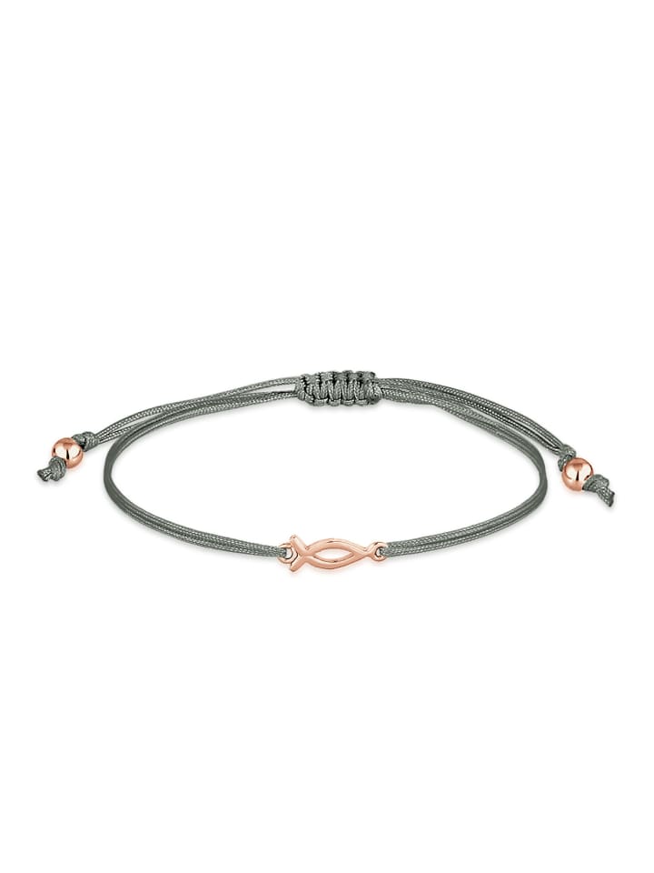 

Elli Браслет из серебра 925 пробы с изображением рыбок в оправе из розового золота