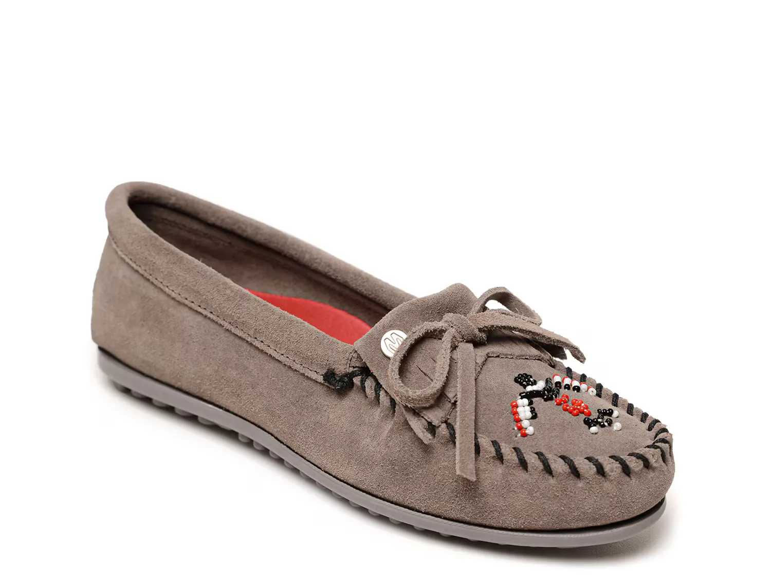 Балетки Thunderbird Animikii Moccasin Loafer Minnetonka, серый