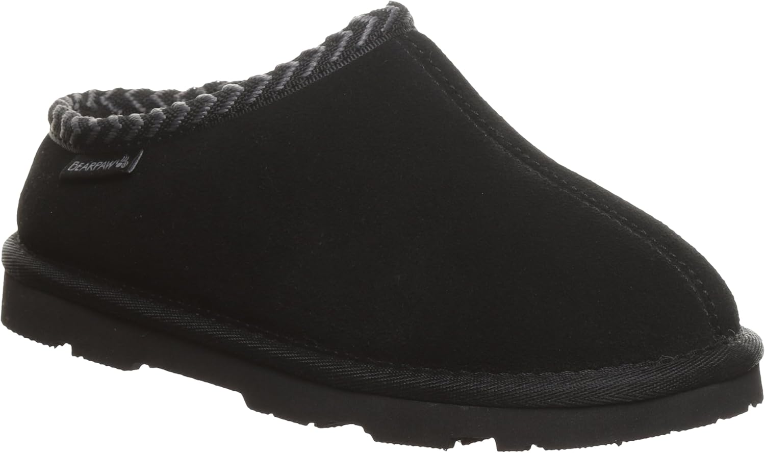Тапочки BEARPAW girls Tabitha Youth Purple Sage, черный — фото 2