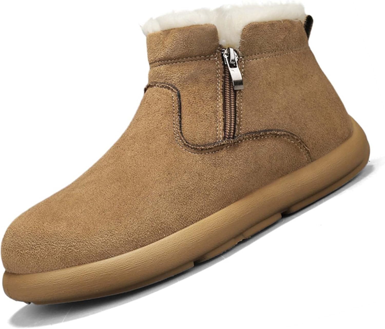 

Зимние сапоги FmShi на толстой подошве и с высоким верхом, с мягким утеплителем, противоскользящей подошвой, удобные и универсальные, подходят для активного отдыха и повседневной носки, коричневый