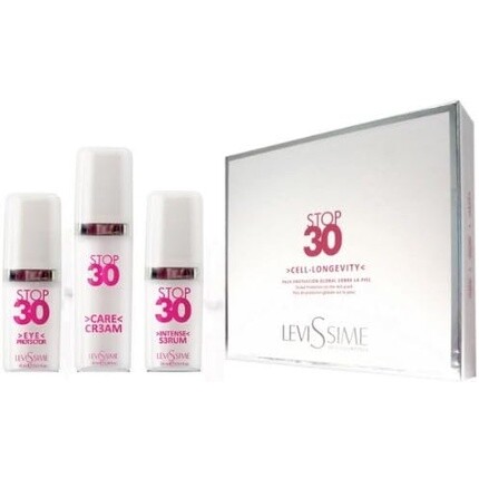 

Stop 30 Kit Care Cream Интенсивная сыворотка и защита глаз Levissime