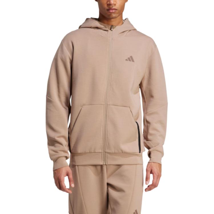 Adidas Тренировочная куртка для мужчин, Pink Brown — фото 2