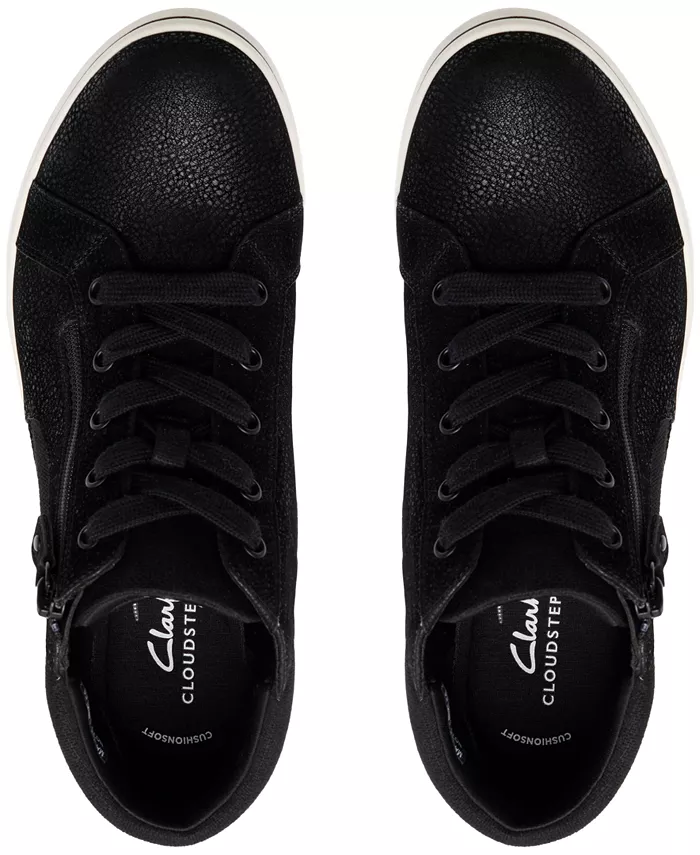 Женские кроссовки BreezeSky Rae на шнуровке Clarks, черный — фото 4