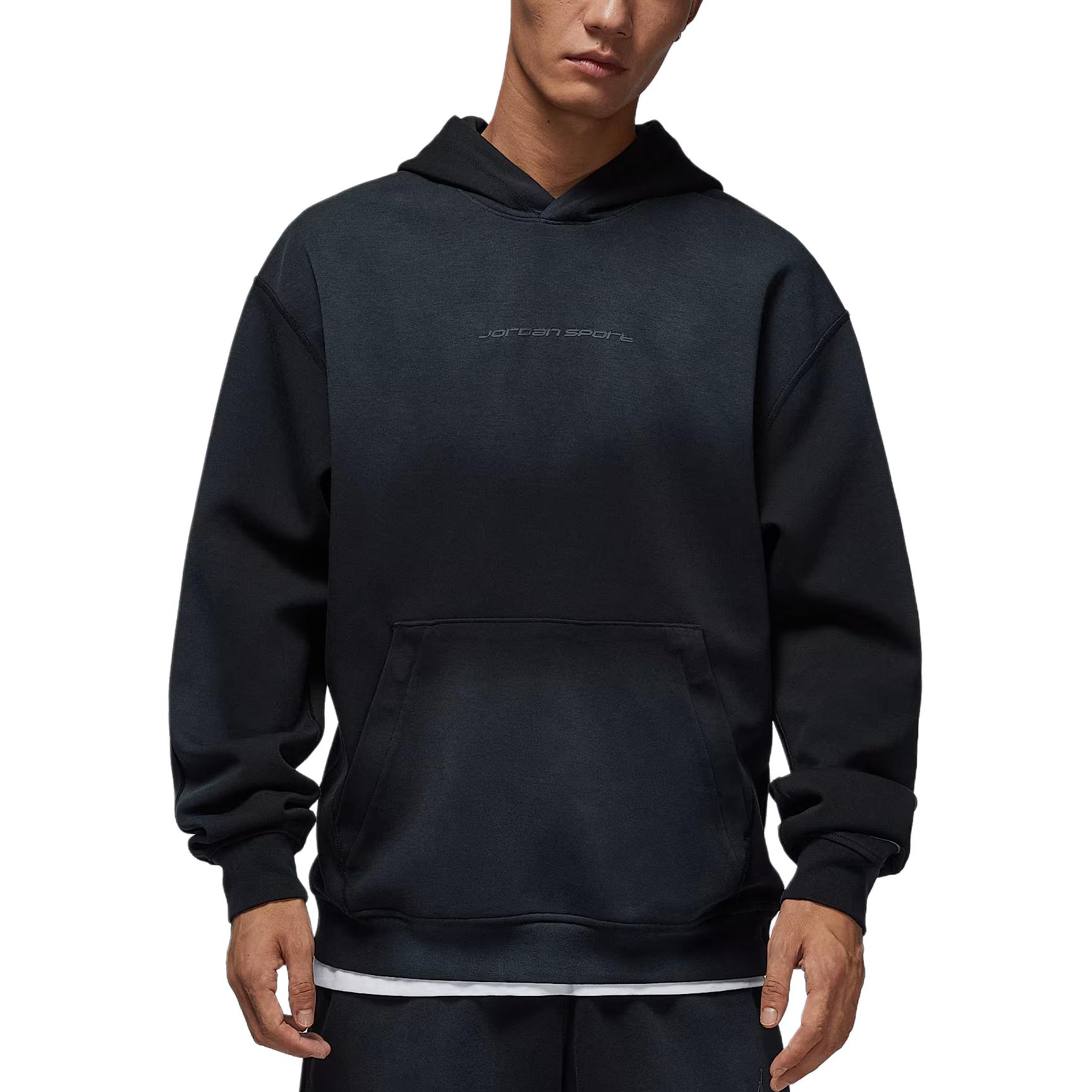 

Толстовка Dri FIT Sport Hoop Fleece мужская Jordan, черный/темно-серый