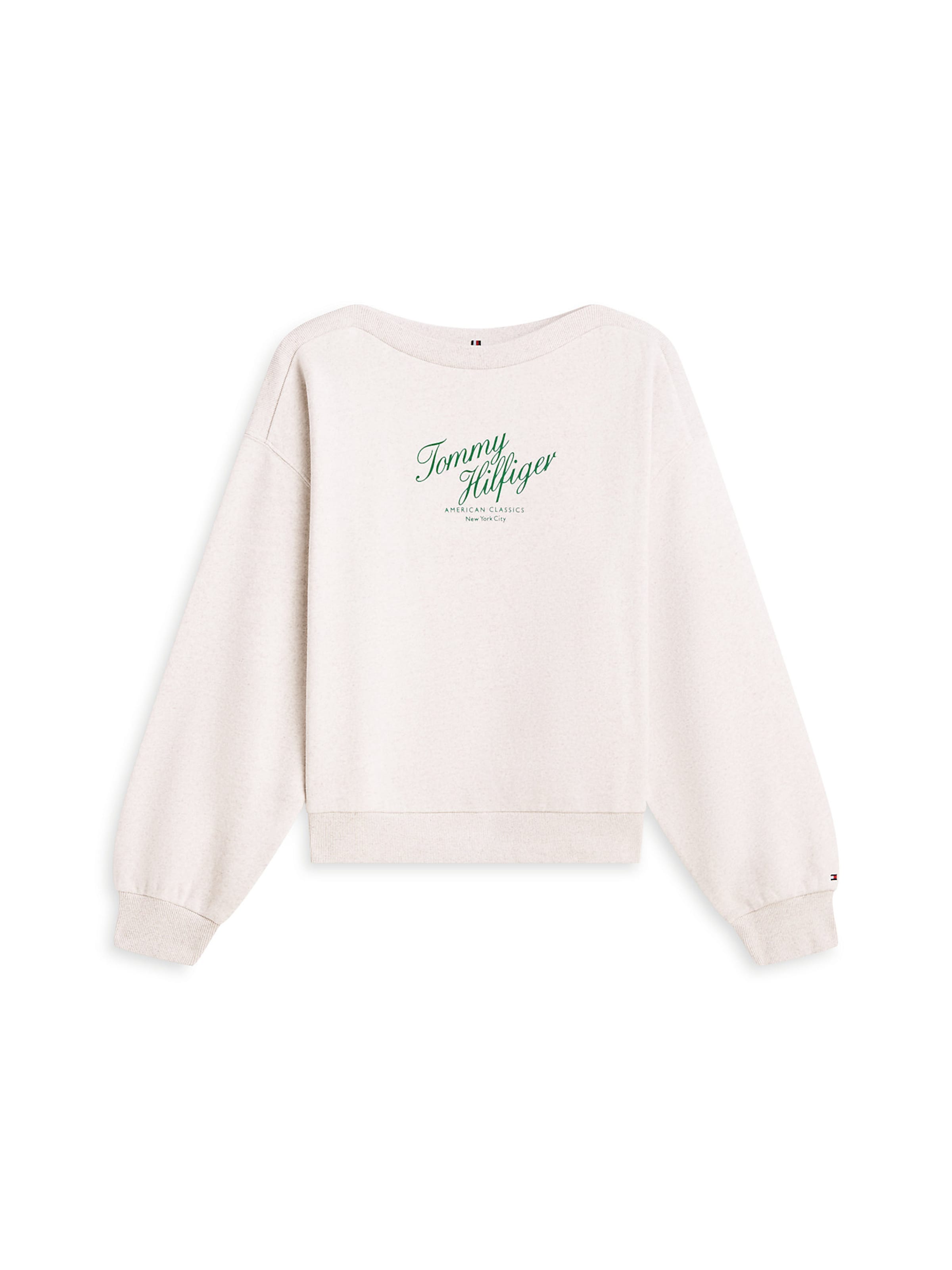 

TOMMY HILFIGER Свитшот в светло-бежевом цвете, Бежевый, TOMMY HILFIGER Свитшот в светло-бежевом цвете