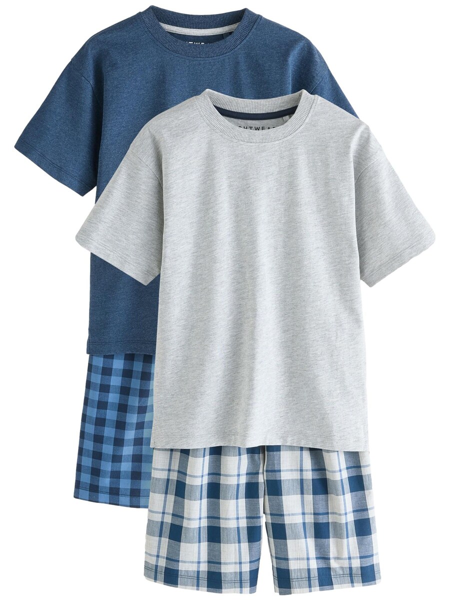 

Пижама Next, цвет Navy/Azure/Light grey