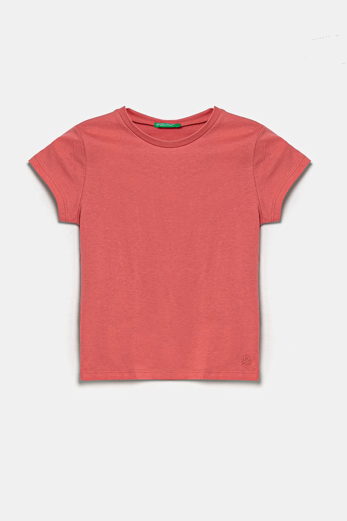 Футболка из хлопка для детей United Colors Of Benetton, розовый — фото 2