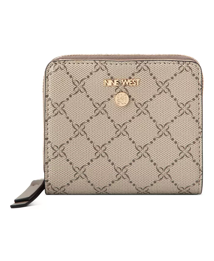 

Кошелек Caireann Small Zip Around Nine West, коричневый