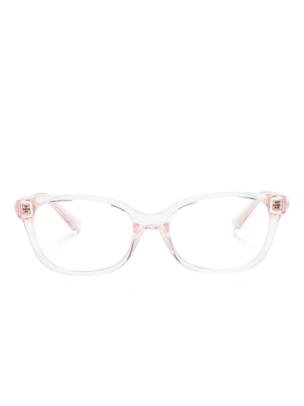 

Очки в прямоугольной оправе Versace Kids, розовый