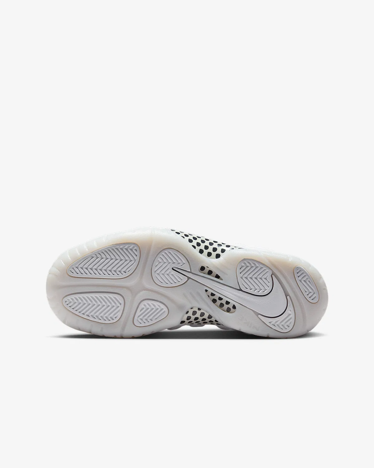 Кроссовки Nike Little Posite One для детей, White/White/White — фото 2