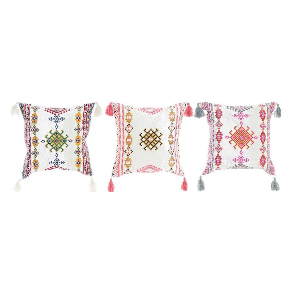 

Подушка DKD Home Decor Set Блан (40 x 40 см) Popron