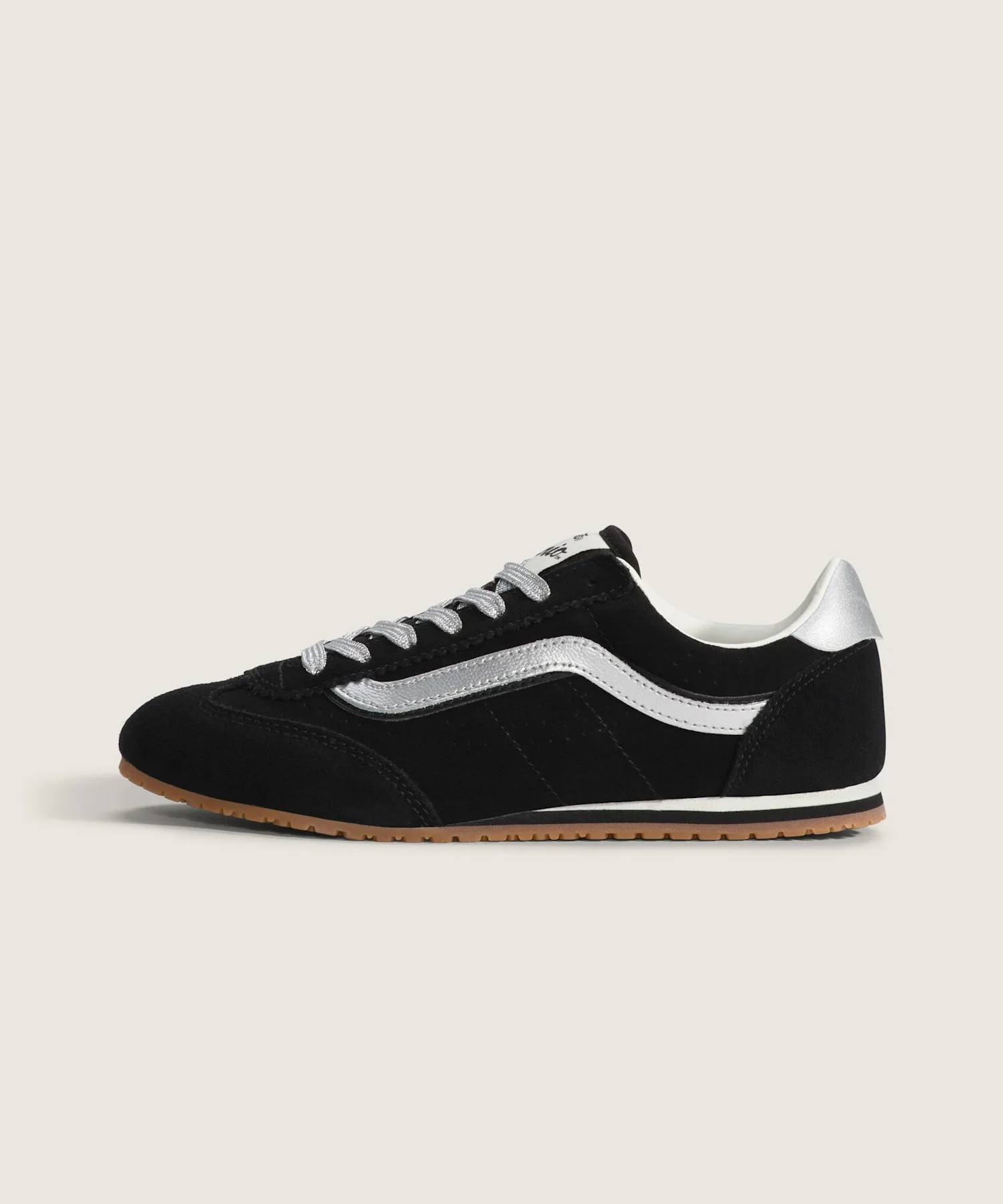 Кроссовки из натуральной кожи Super Lowpro VANS чёрные