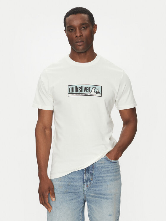 

Футболка обычного кроя EQYZT08040 Quiksilver, белый