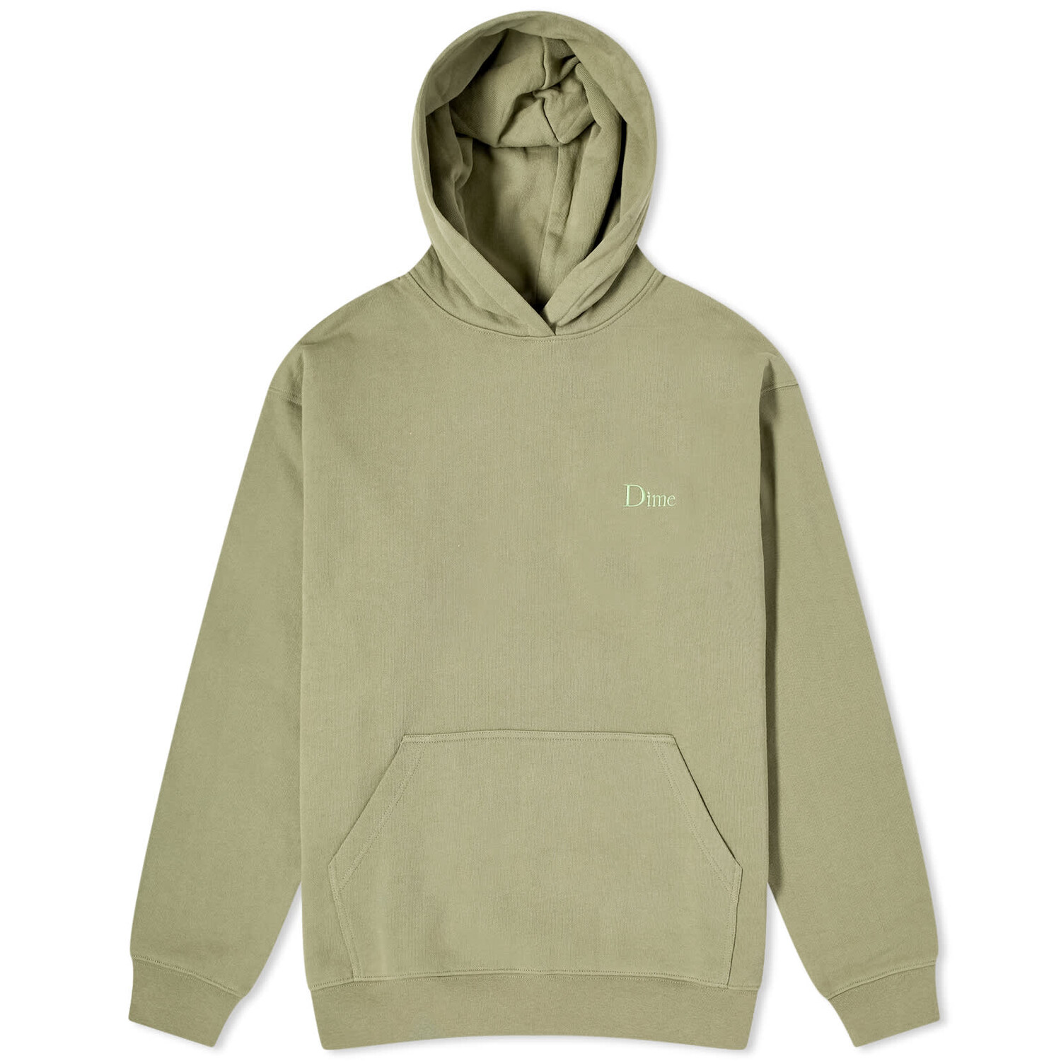 

Худи Dime Classic Small Logo, цвет Army Green