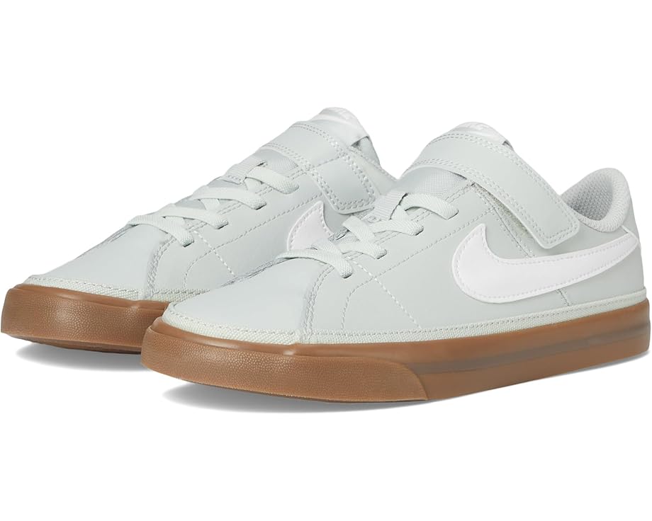 

Кроссовки Nike Kids Court Legacy, цвет Light Silver/White/Gum Dark Brown