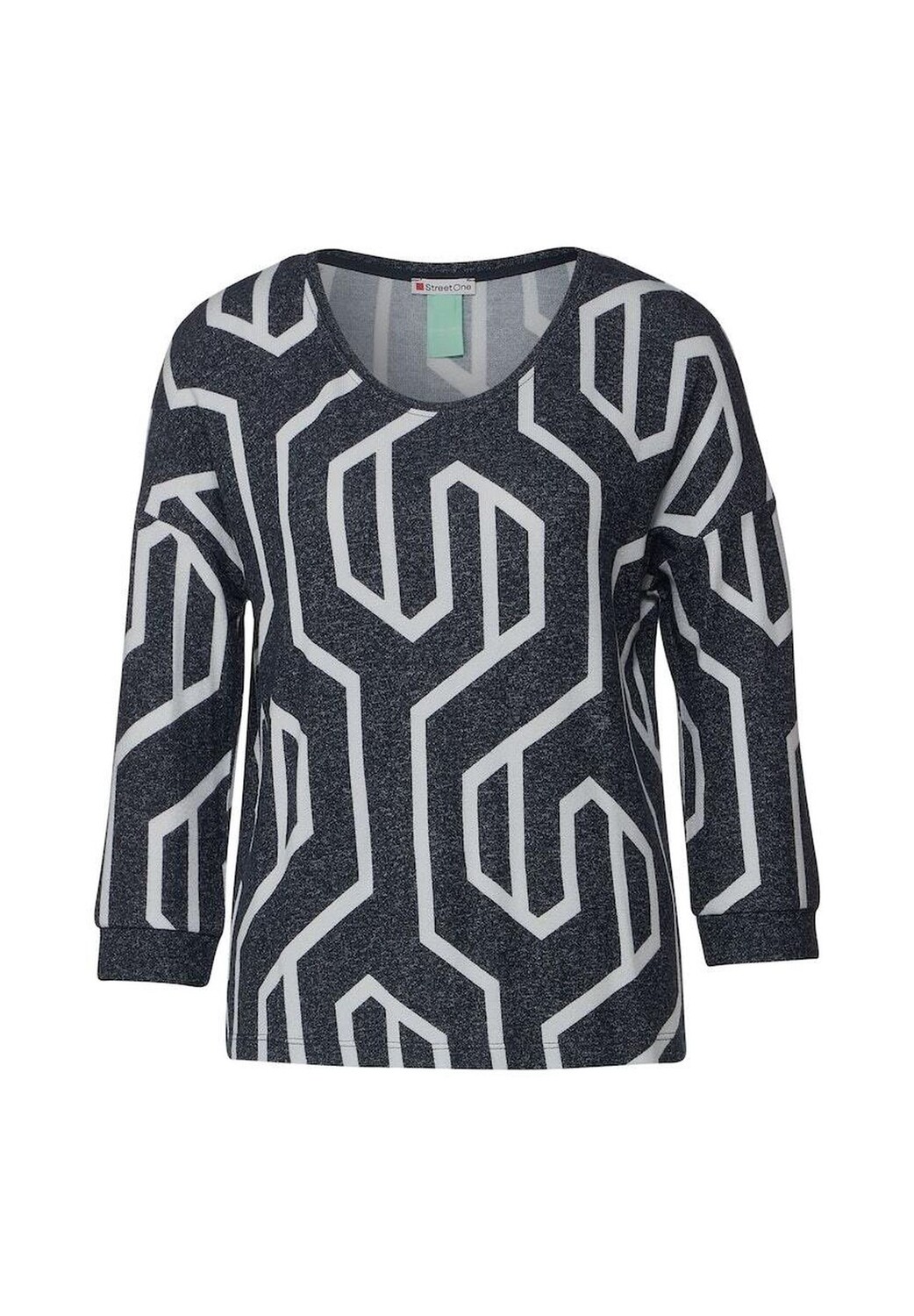 

Рубашка с длинным рукавом Street One, цвет Deep Blue Melange