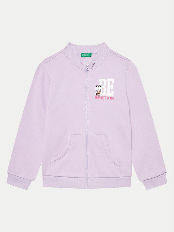

Толстовка regular fit United Colors Of Benetton, фиолетовый