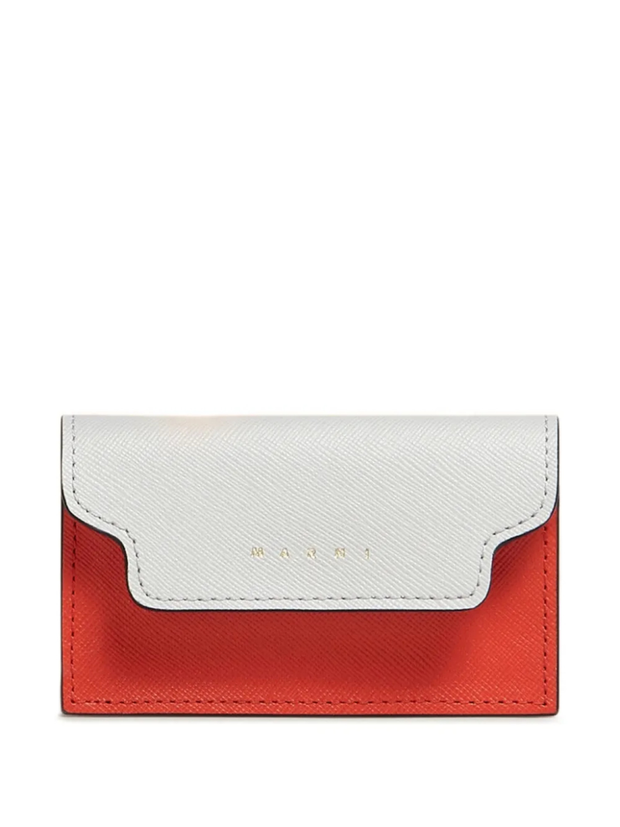 

Кожаный кошелек Marni, оранжевый