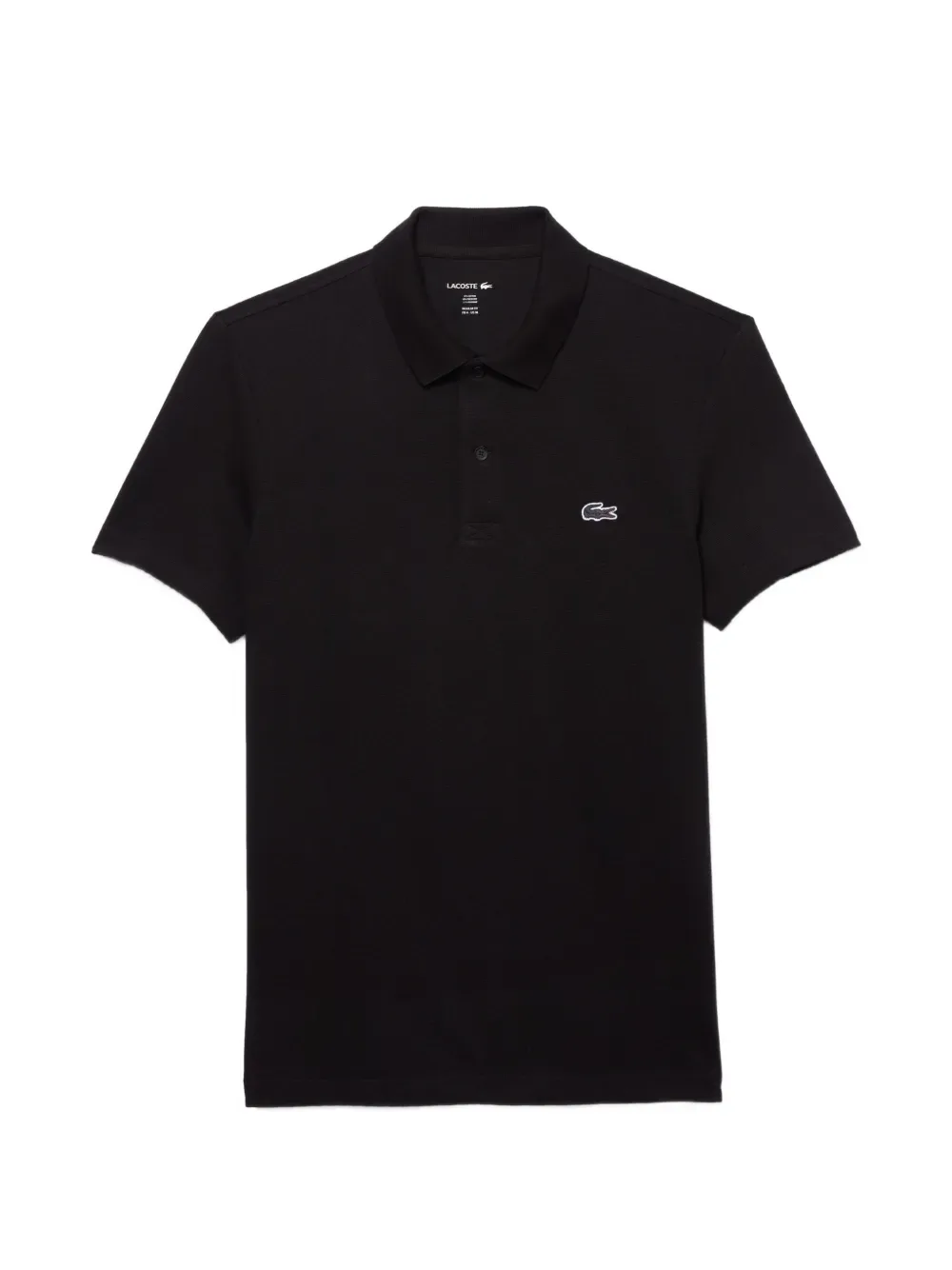 Поло Lacoste с короткими рукавами, мужское, черный