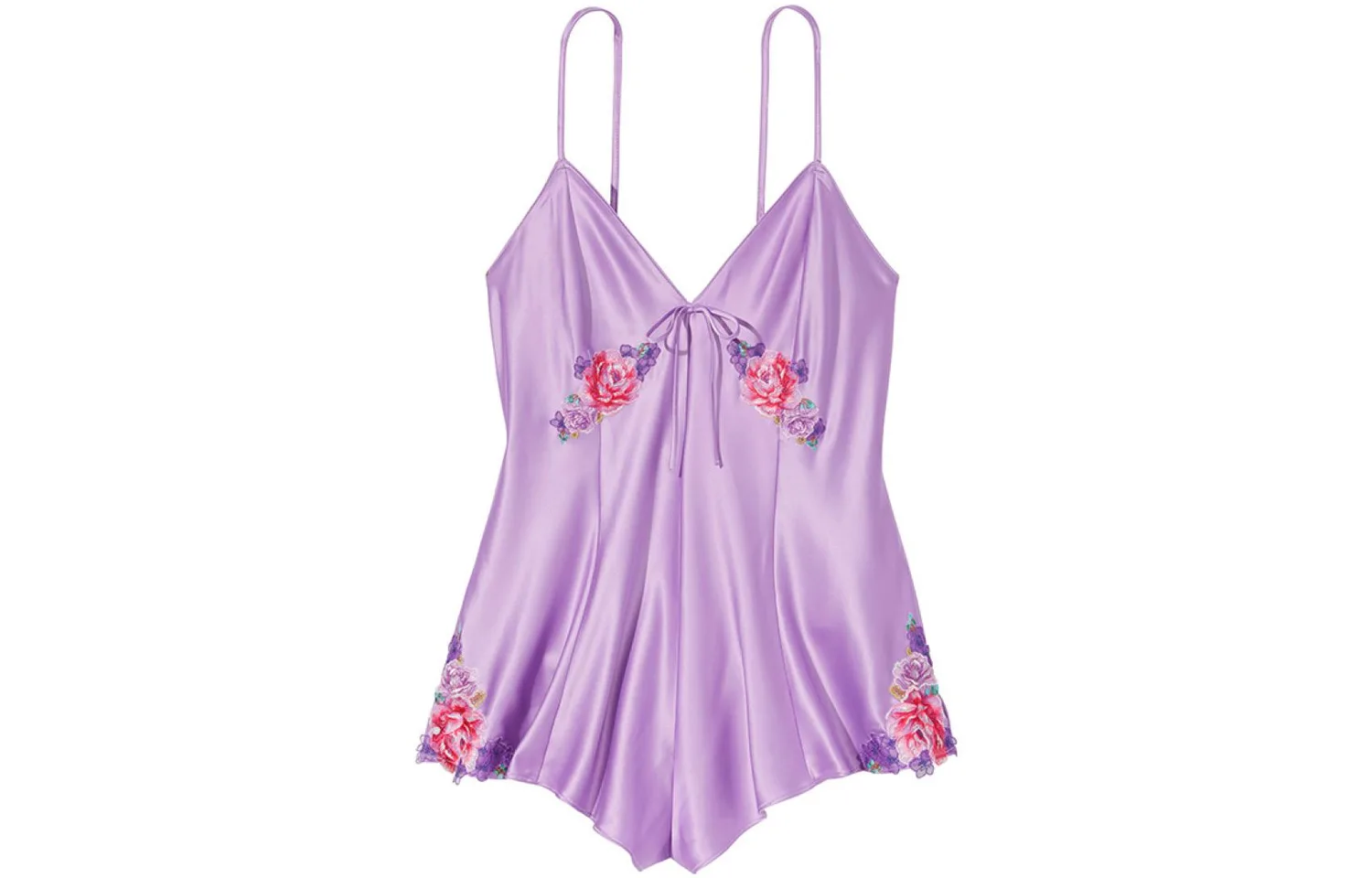 Домашний комбинезон для женщин Victoria's Secret, Purple Floral Embroidery