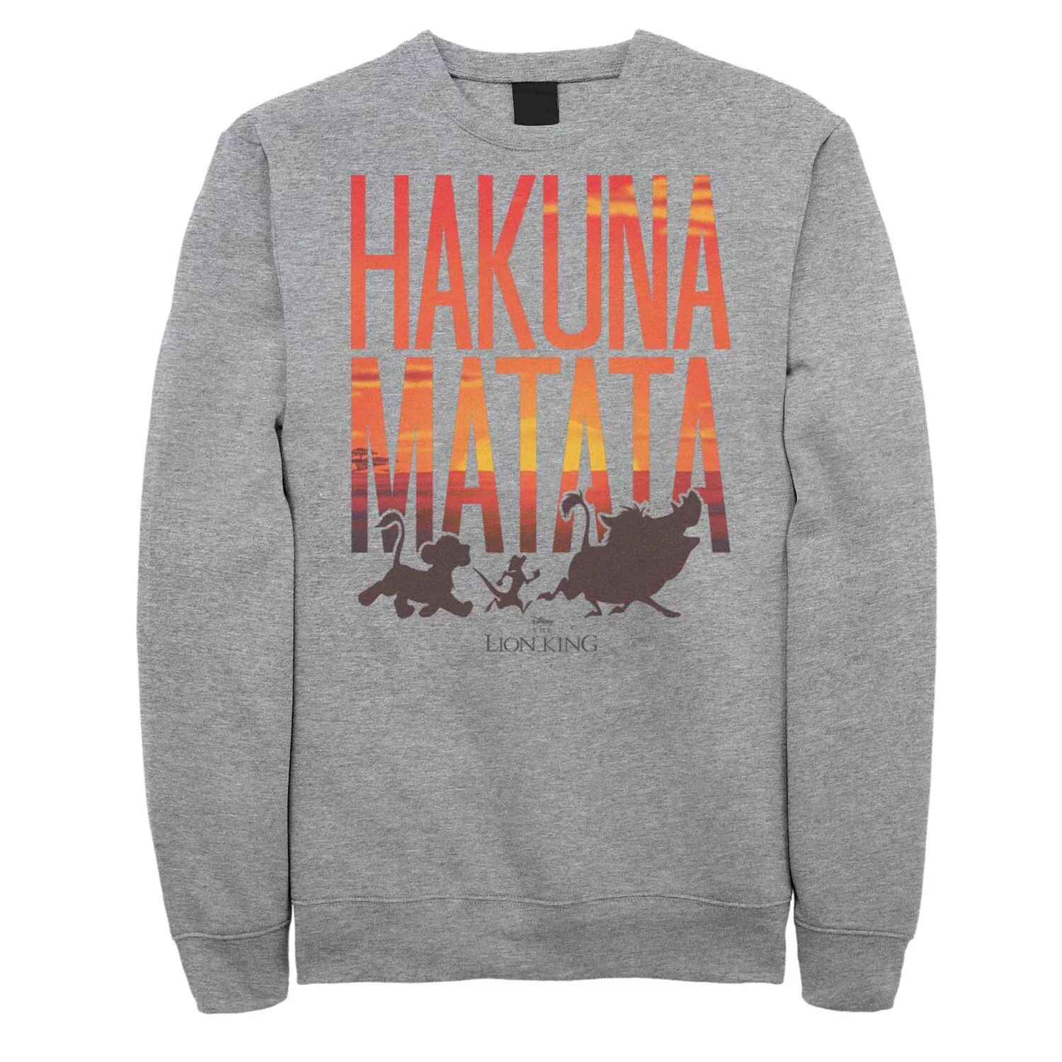 

Флисовый топ с надписью Sunset Hakuna Matata для юниоров Lion King Hakuna Matata Licensed Character