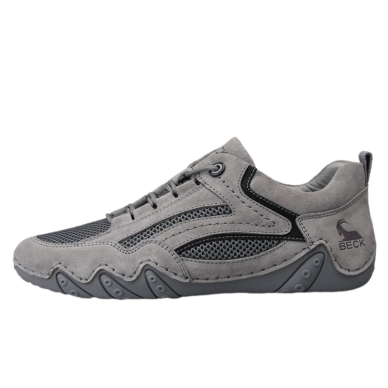 

BECK Антискользящие износостойкие низкие повседневные кроссовки Unisex серые, цвет Gray