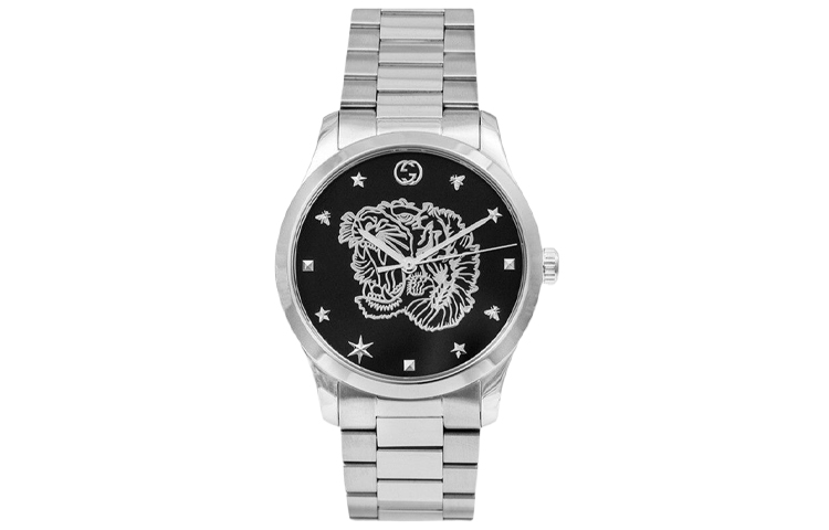 

GUCCI Часы G Timeles Collection Timeless Wrist Watch Quartz Movement Stainless Steel Watchband 38mm Black Dial Men's Watch