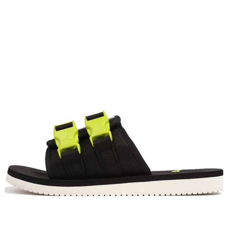 

Шлепанцы PUMA Wilo Lux Sandal Slide Black/Yellow, желтый