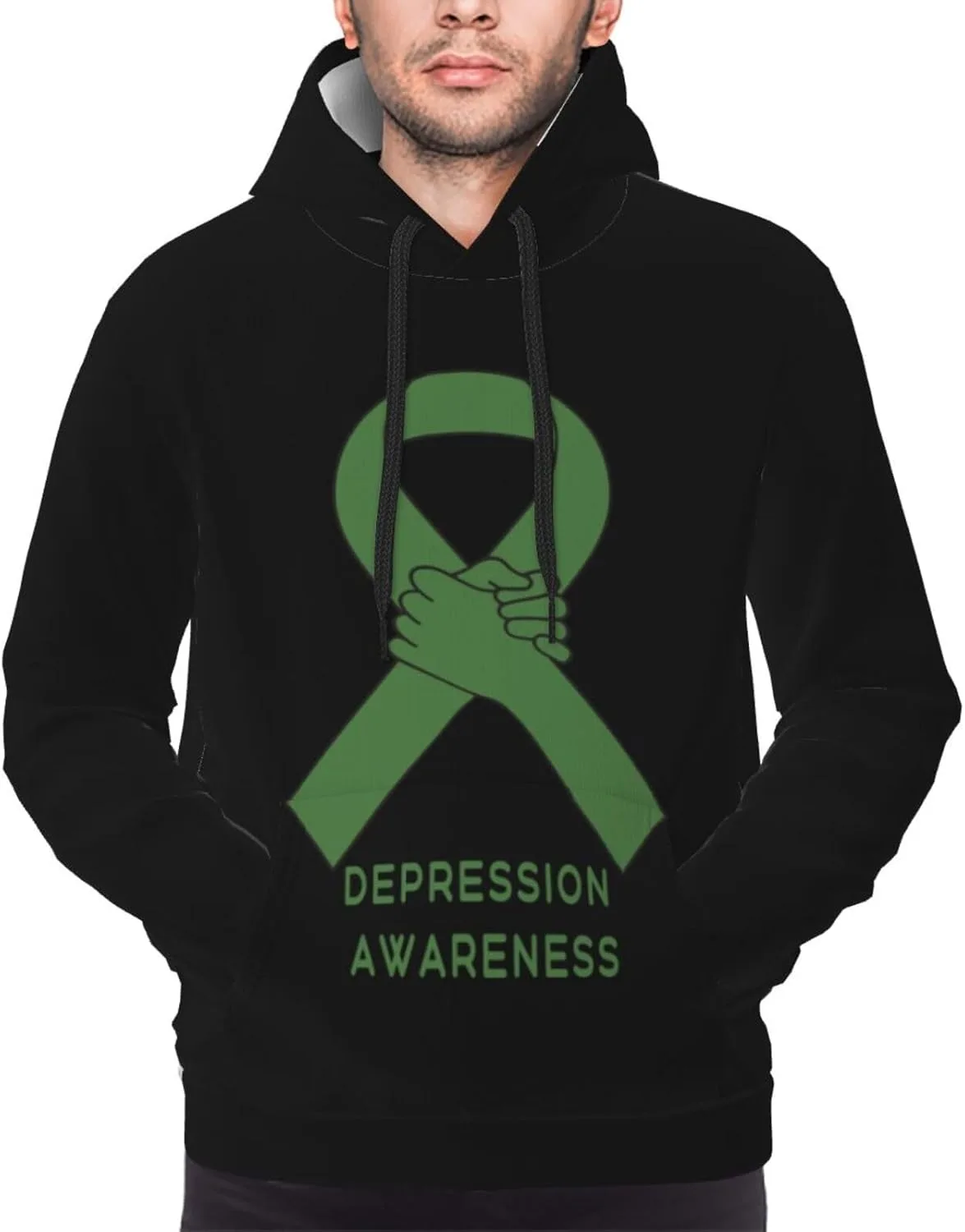Толстовка с капюшоном Hope For A Cure, длинный рукав, с карманом