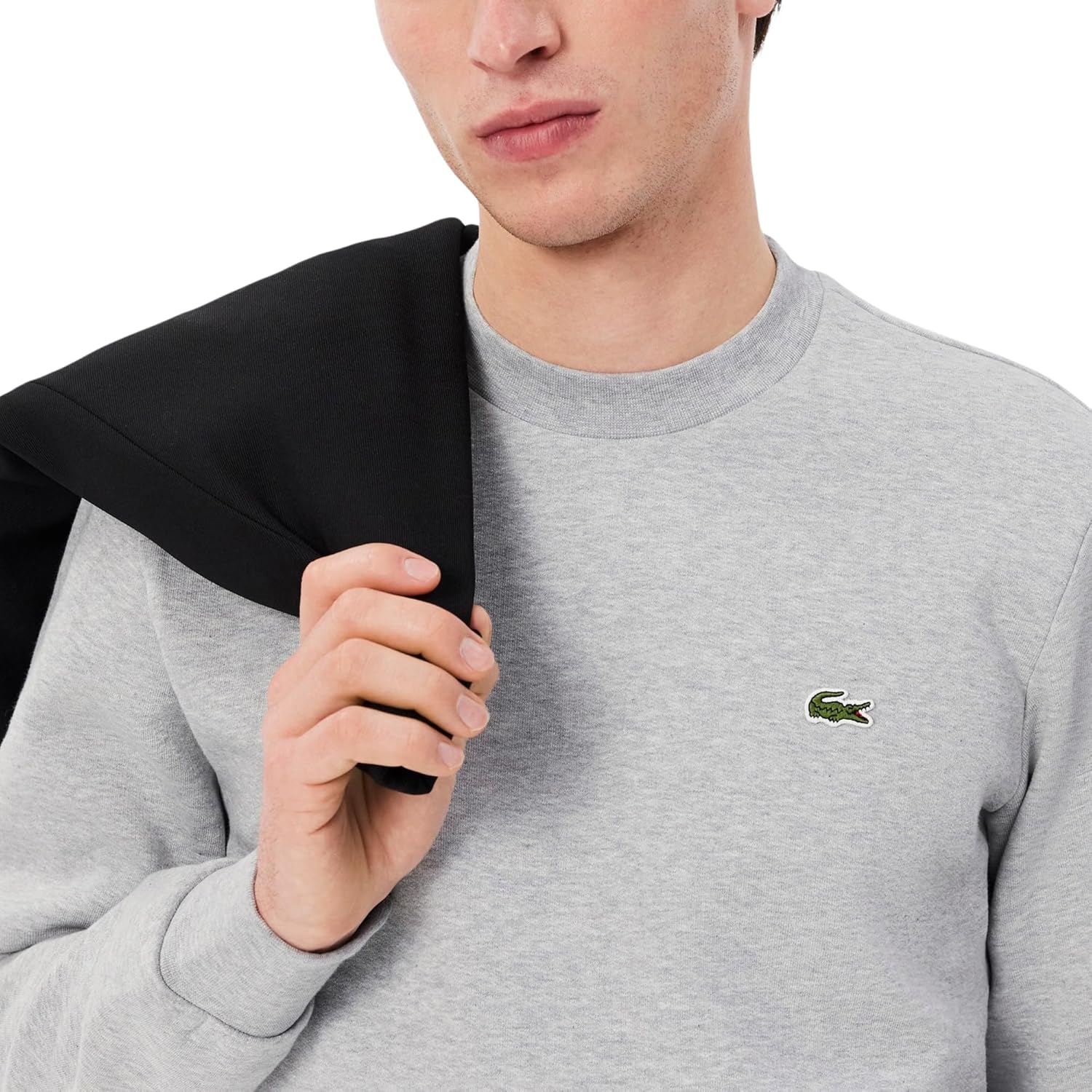 Lacoste мужская толстовка из органического хлопка, Argent Chine — фото 2