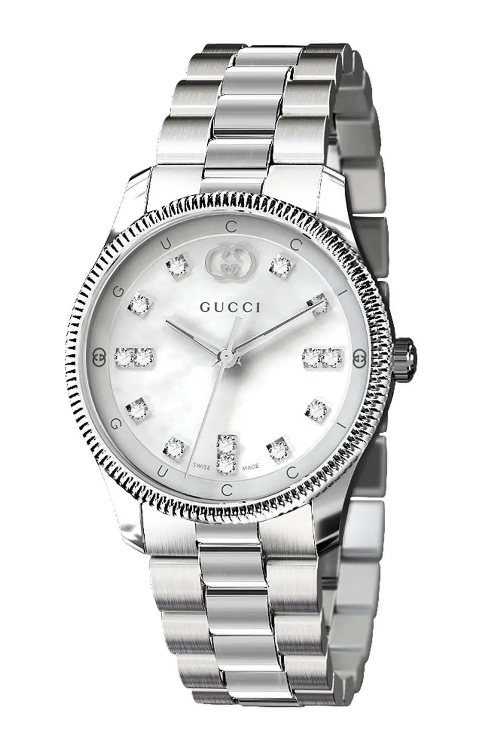 

Часы Gucci G-timeless slim с бриллиантами