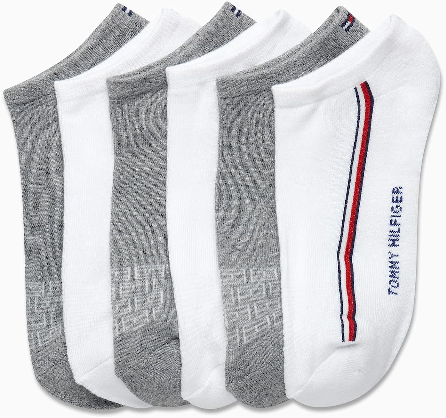 Мужские спортивные носки Tommy Hilfiger - носки Cushion, непрозрачные (6 шт.), White Multi — фото 4