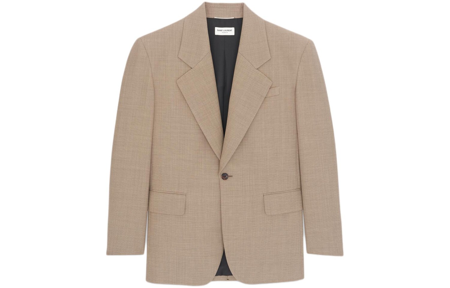 

Деловой костюм мужской серо-коричневый Saint Laurent, коричневый