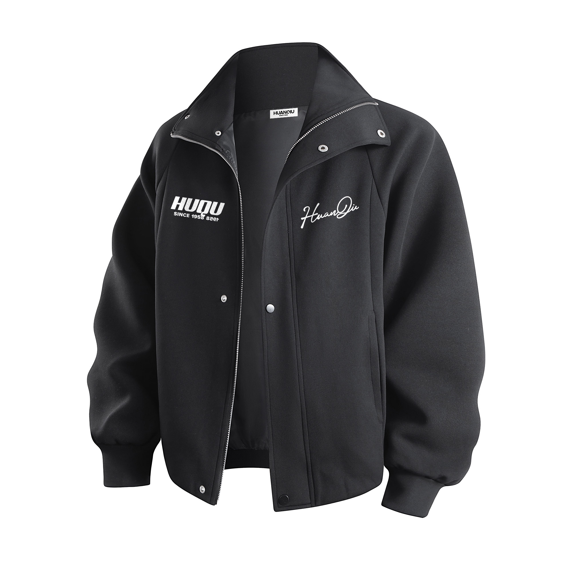 

Кардиган с лацканами Unisex Lapel Moderate HUANQIU, черный