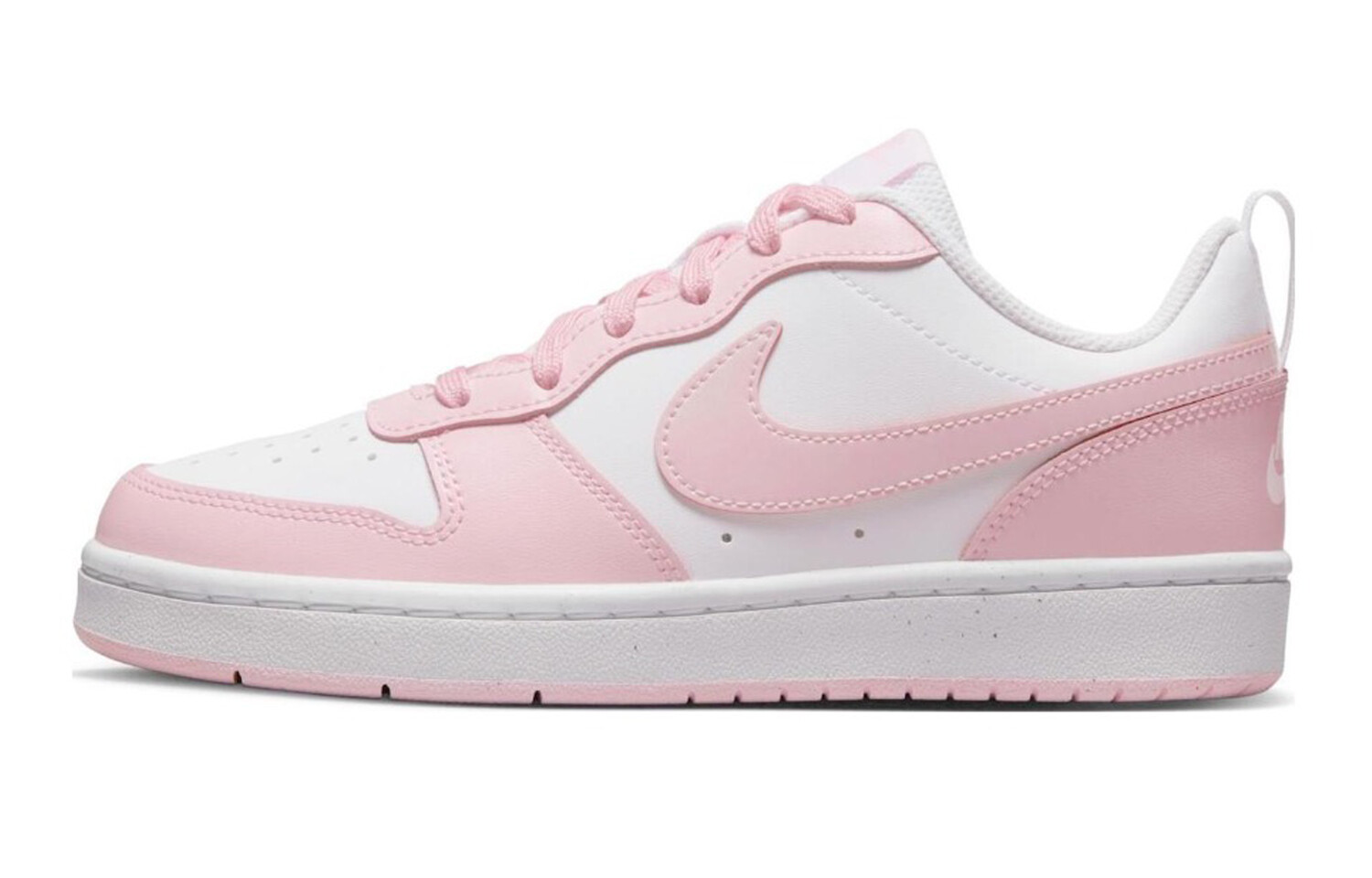 

Кроссовки Nike Court Borough Skateboard Shoes Women's Low-Top Pink White, Розовый, Кроссовки Nike Court Borough Skateboard Shoes Women's Low-Top Pink White