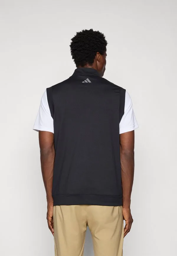 Классический жилет ultimate365 с застежкой-молнией до середины груди Adidas Golf, Black — фото 3