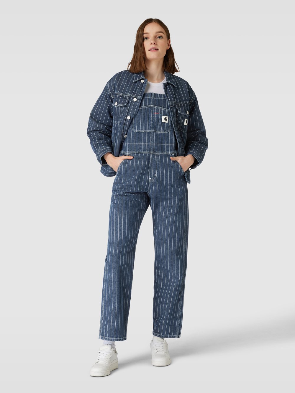 

Джинсовая куртка с декоративными швами модель 'ORLEAN' Carhartt Work In Progress
