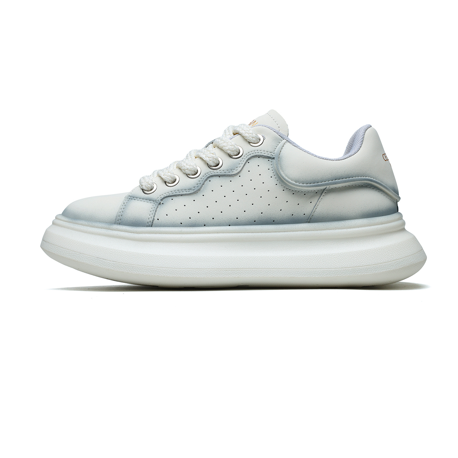 

Легкие кроссовки для скейтбординга с эффектом увеличения роста мужские низкие CEDAR HAN, Differentiation: белый