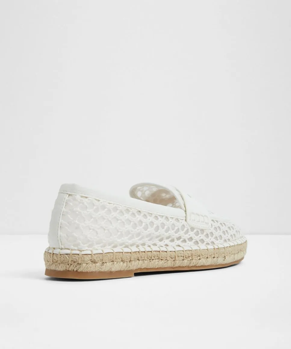 Женские эспадрильи на танкетке с круглым носком Aldo, белый — фото 4
