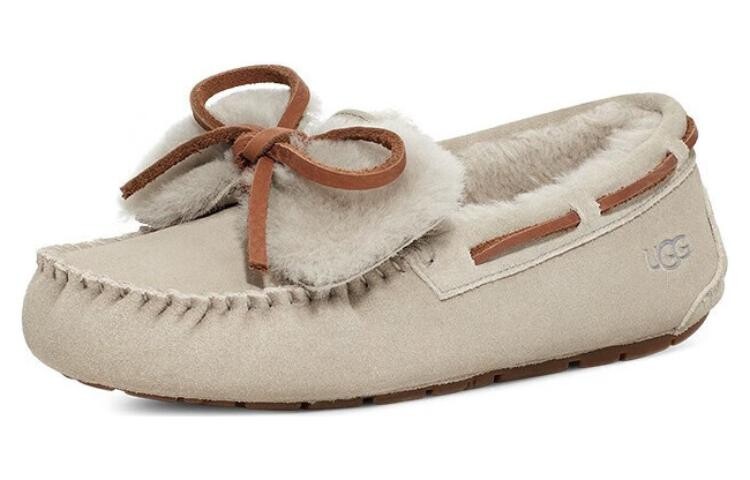 Женские повседневные туфли женские низкие козьи коричневые Ugg — фото 3