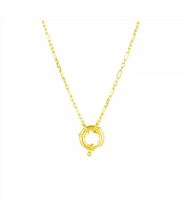 

Ожерелье из стерлингового серебра с большим замком Spero London, gold