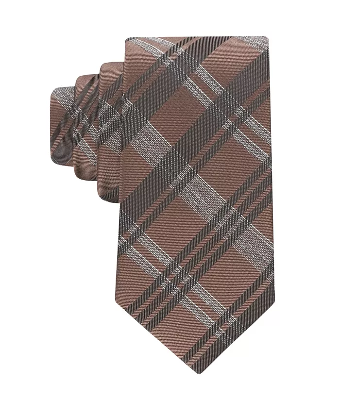 

Мужской галстук Layla Plaid Classic Calvin Klein, коричневый