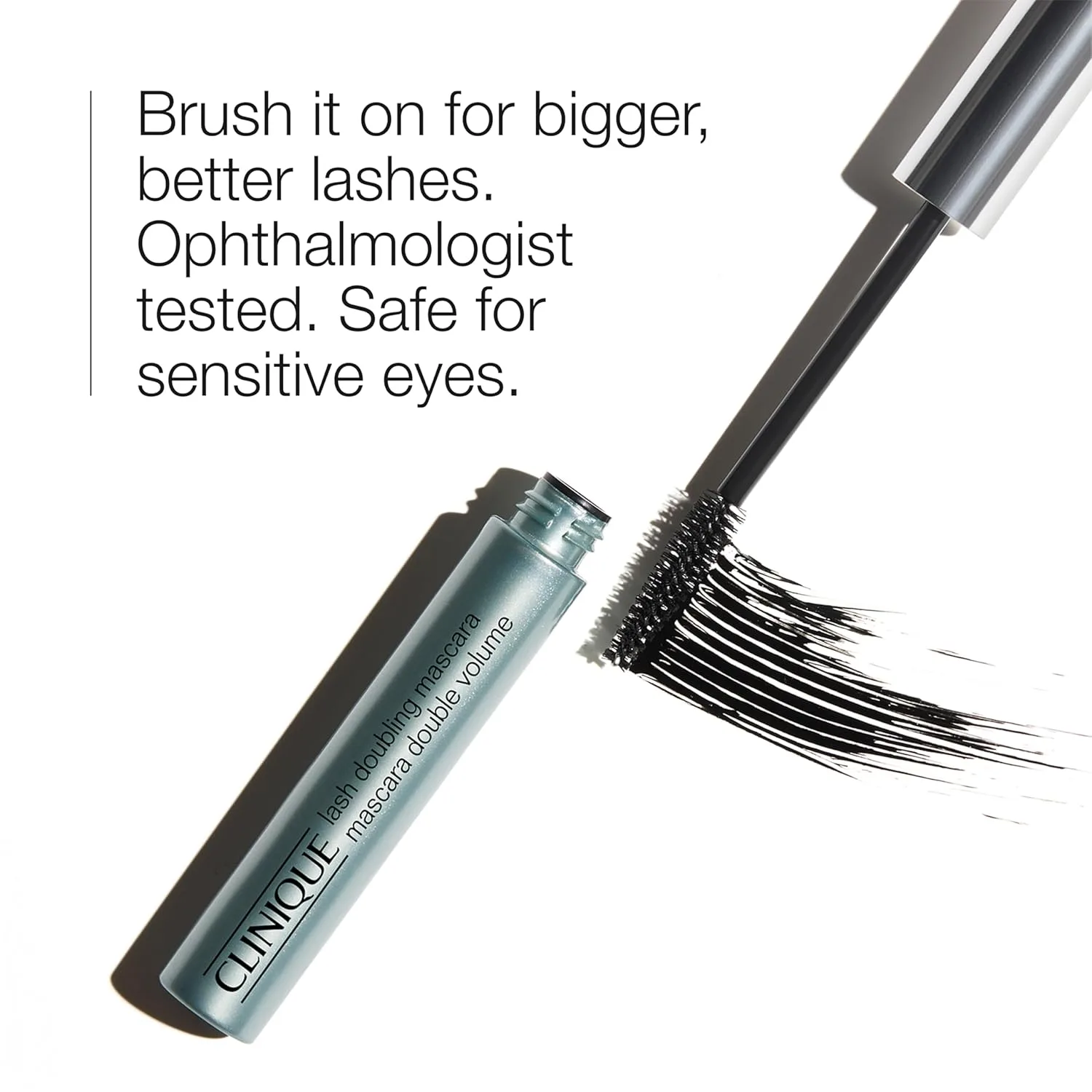 Тушь для ресниц Clinique Lash Doubleling Mascara | Удлиняет, подчеркивает и подходит для чувствительной кожи вокруг глаз, черная, 30 мл, Black — фото 2