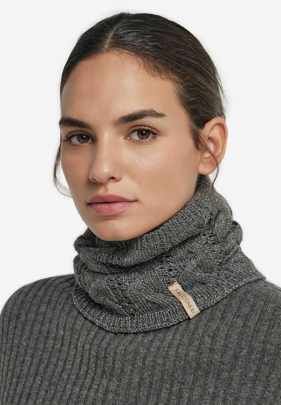 

Шарф Falconeri Snood, Grey/Mottled Dark Grey