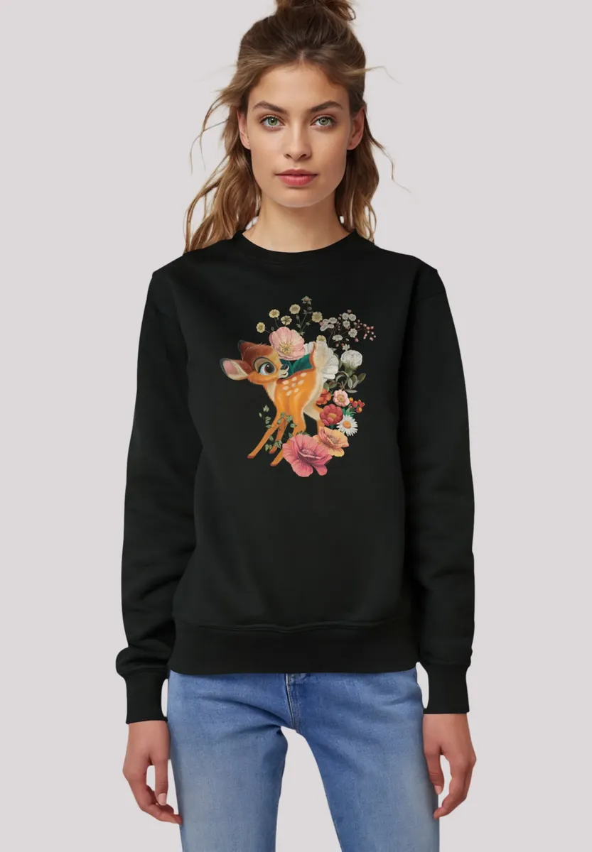 

F4NT4STIC толстовка "Disney Bambi Meadow Flowers", премиум качество, черный